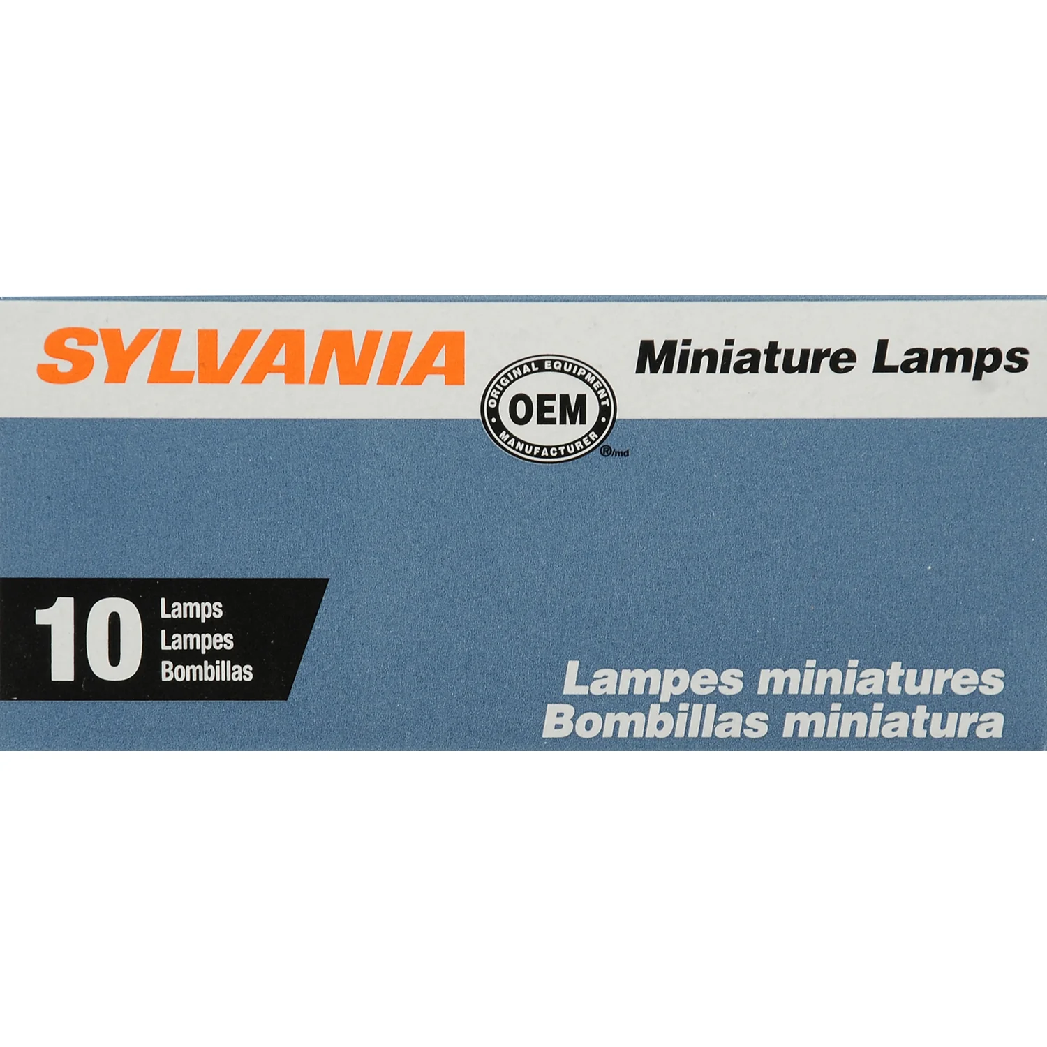 10-PK SYLVANIA 1895 Standard Automotive Light Bulb - Image 2