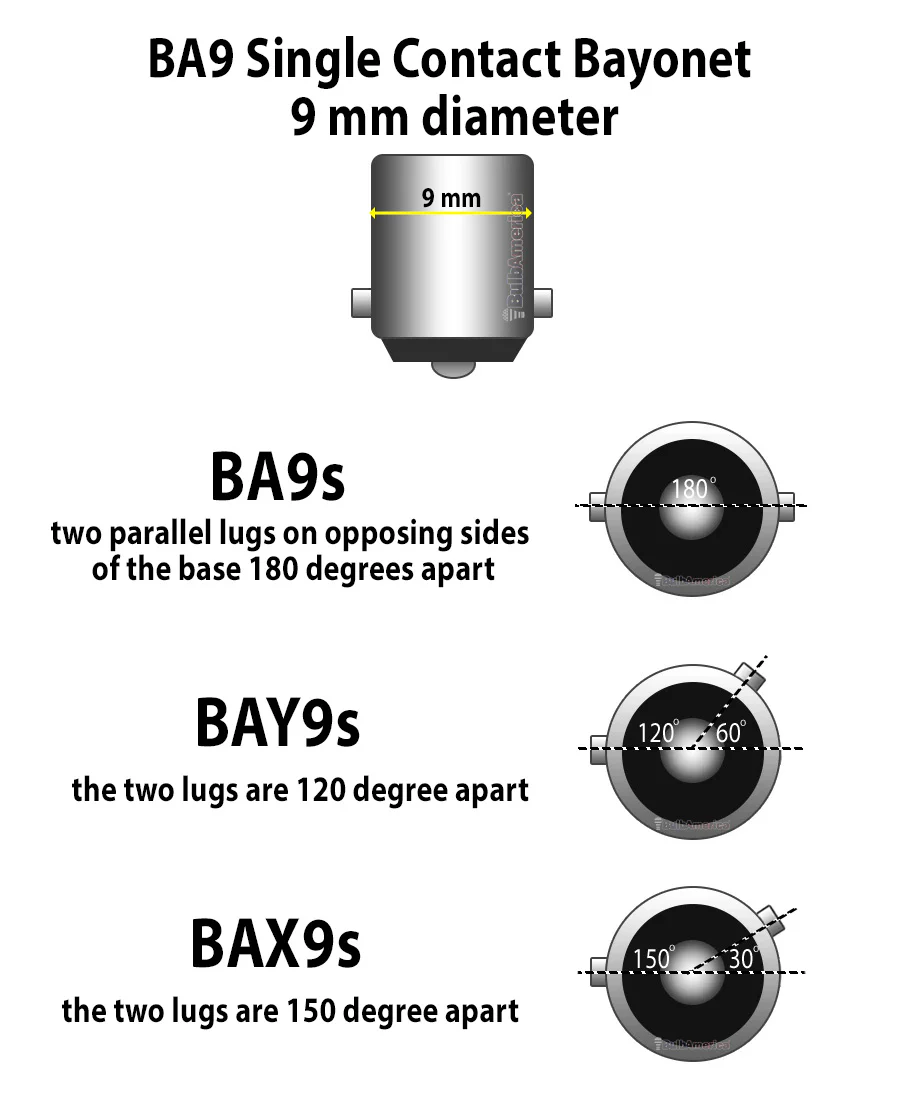 10Pk - Osram H6W 64132 6W 12V BAX9s Parking Light Headlight Pilot Lamp - Image 4