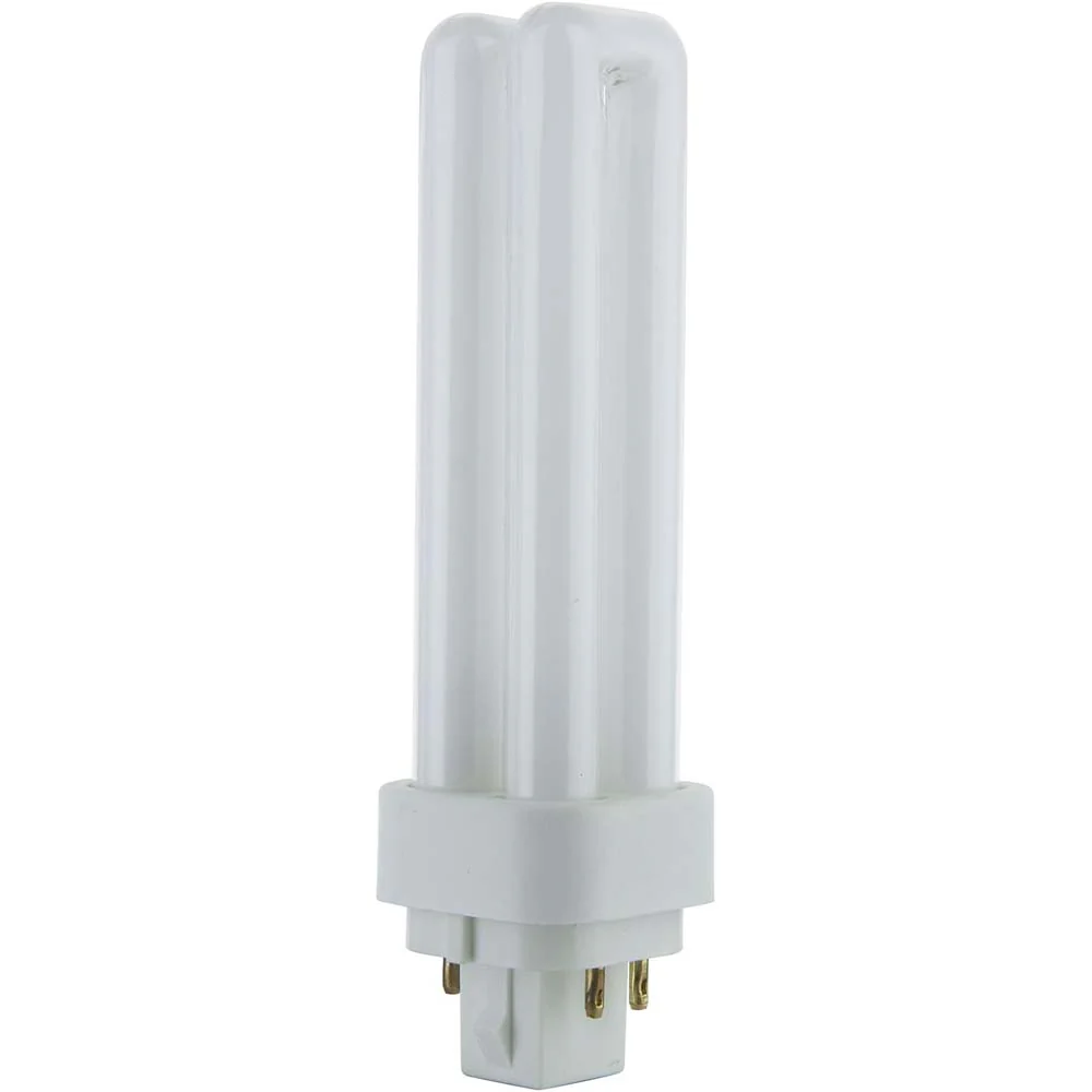 10Pk - Sunlite 18w 5000K PLD 4-Pin Double U-Shaped Twin Tube G24Q-2 Base Bulb - Image 2