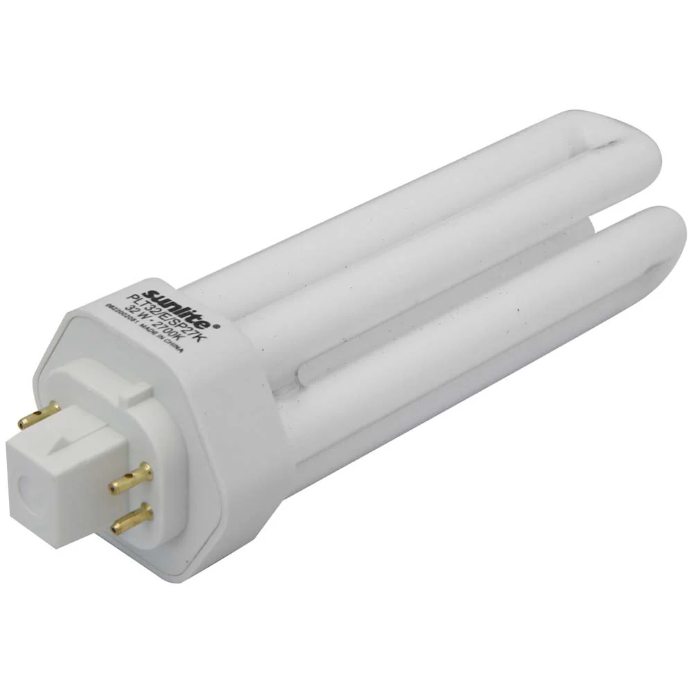 10Pk - Sunlite 42W 3000K PLD 4-Pin Triple U-Shaped Twin Tube GX24Q-4 Base Bulb - Image 3