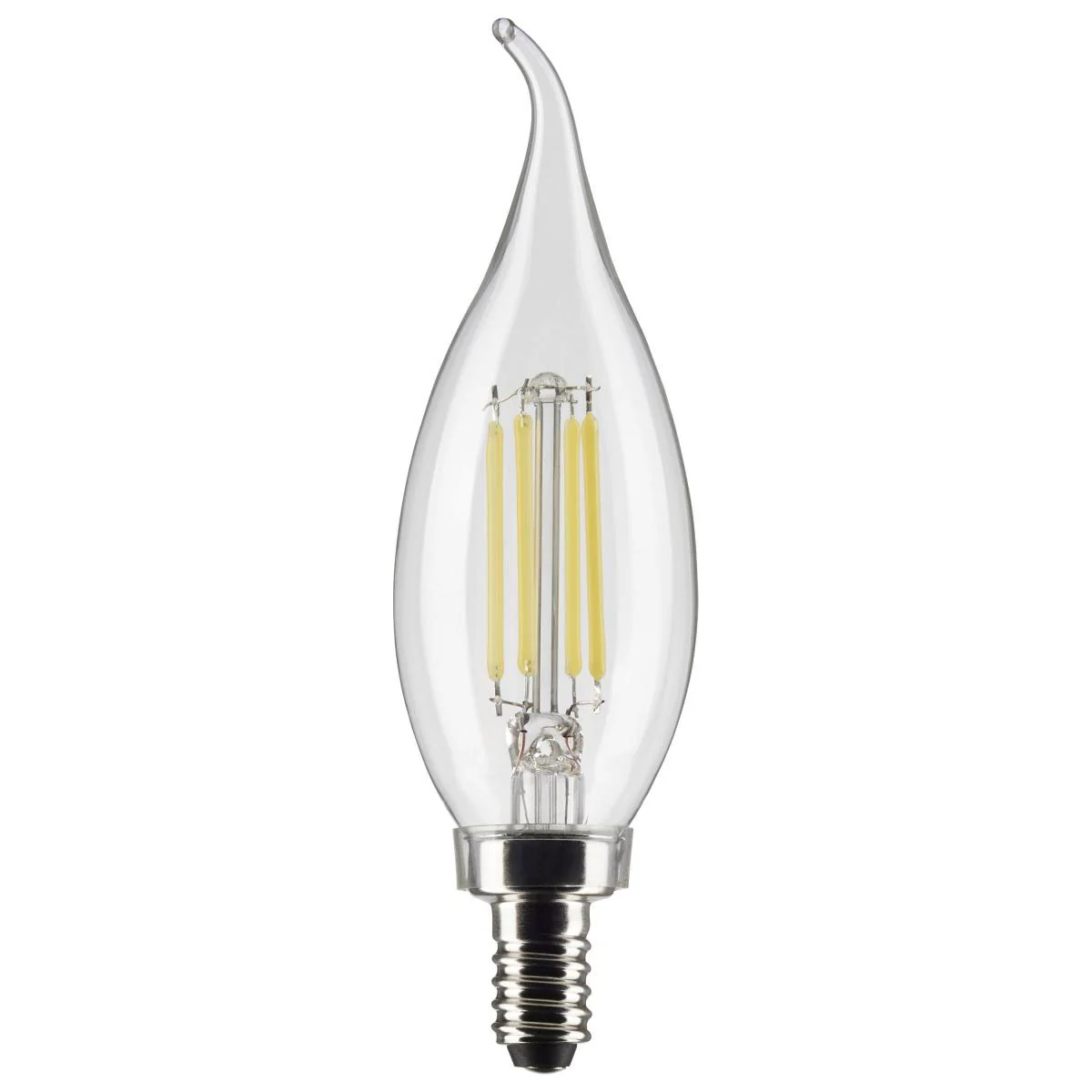 12PK - PILA 4.5w CA11 LED E12 Candelabra base 2700K Soft White Bulb - Image 3