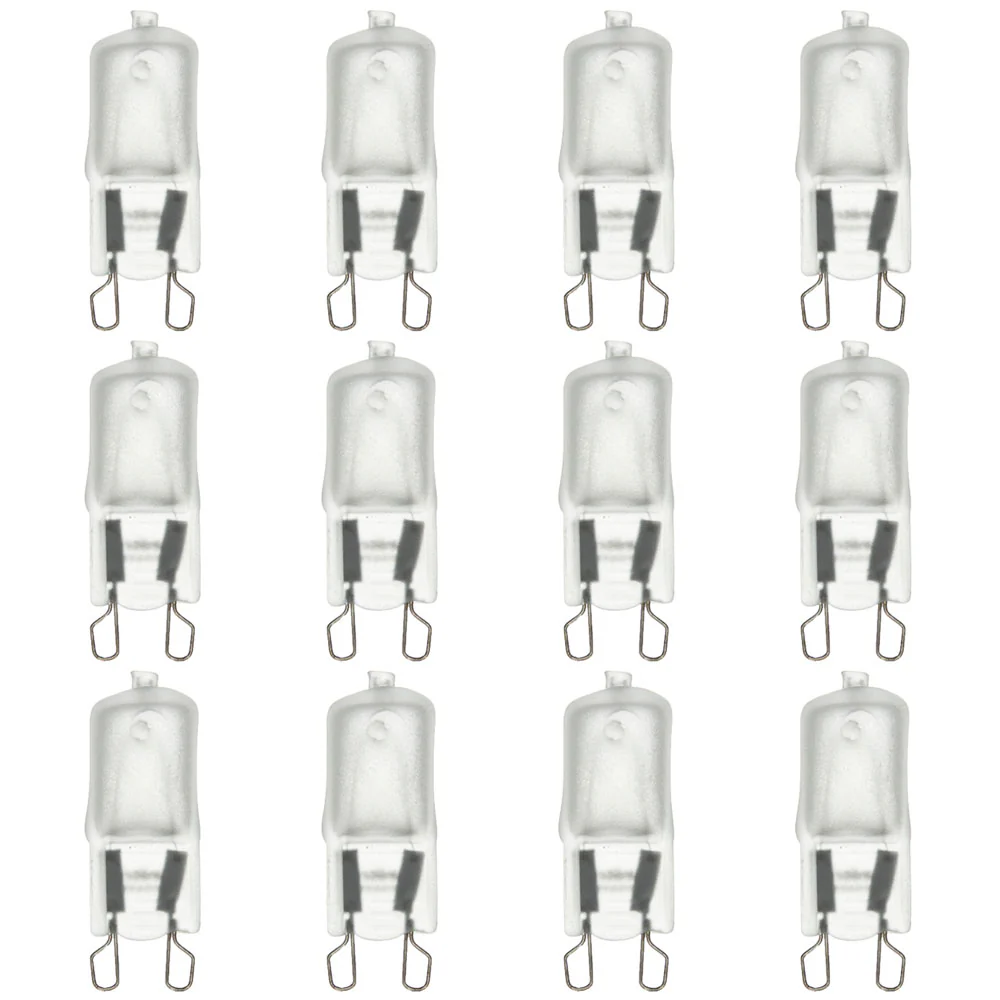 12Pk - Sunlite Halogen 60w 120v T3.5 Single Ended G9 Bi-Pin Base Light Bulb