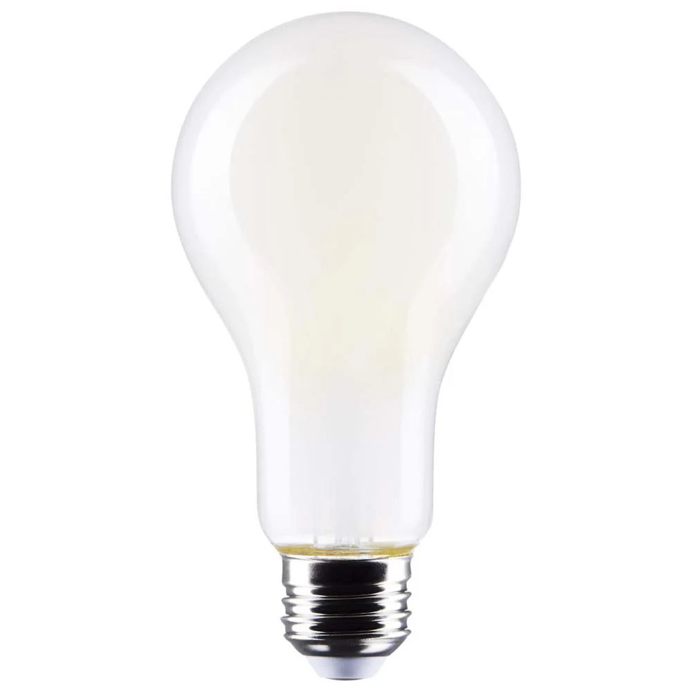 17W A21 LED Frost Finish Medium base 4000K 120v - 125W equiv