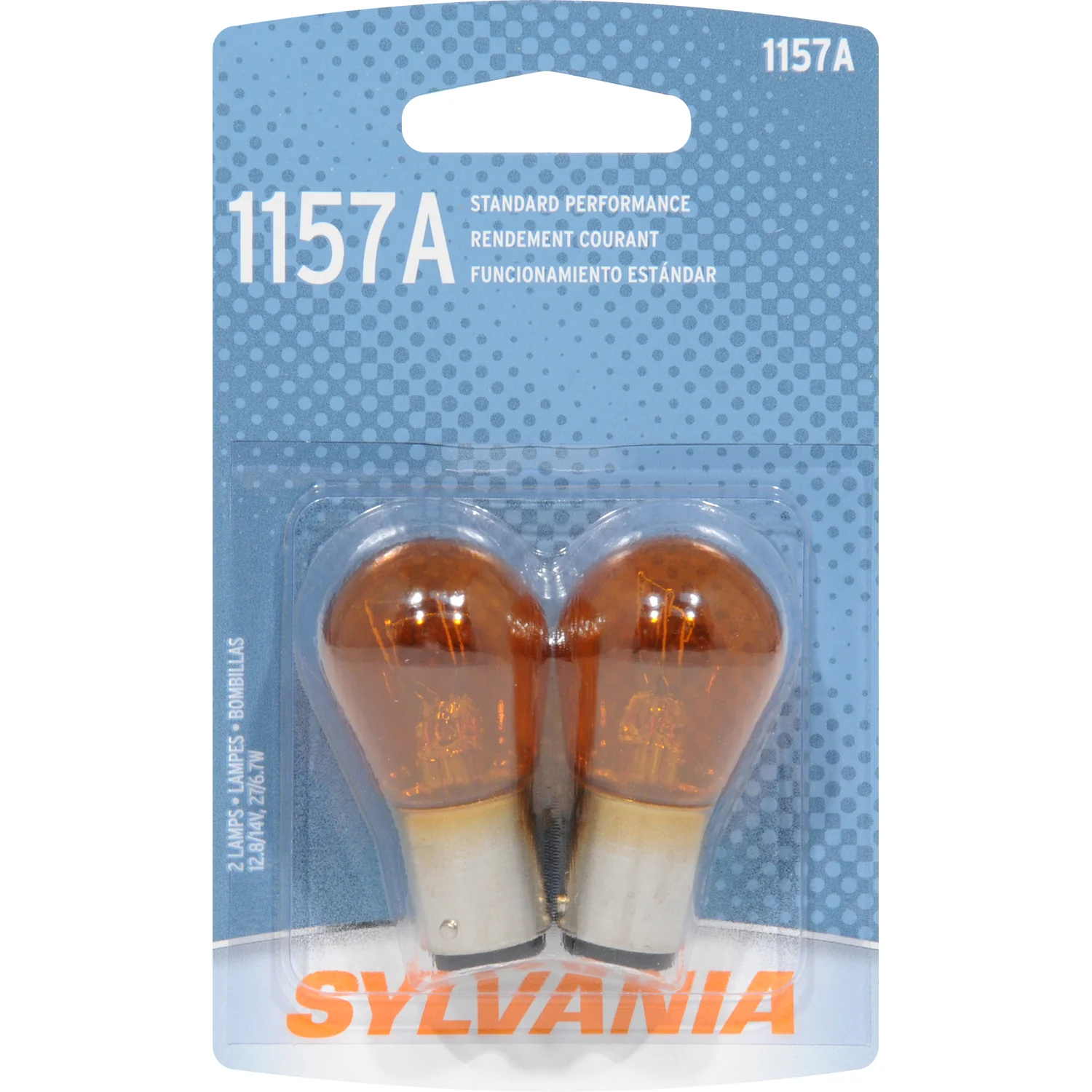 2-PK SYLVANIA 1157A Standard Automotive Light Bulb