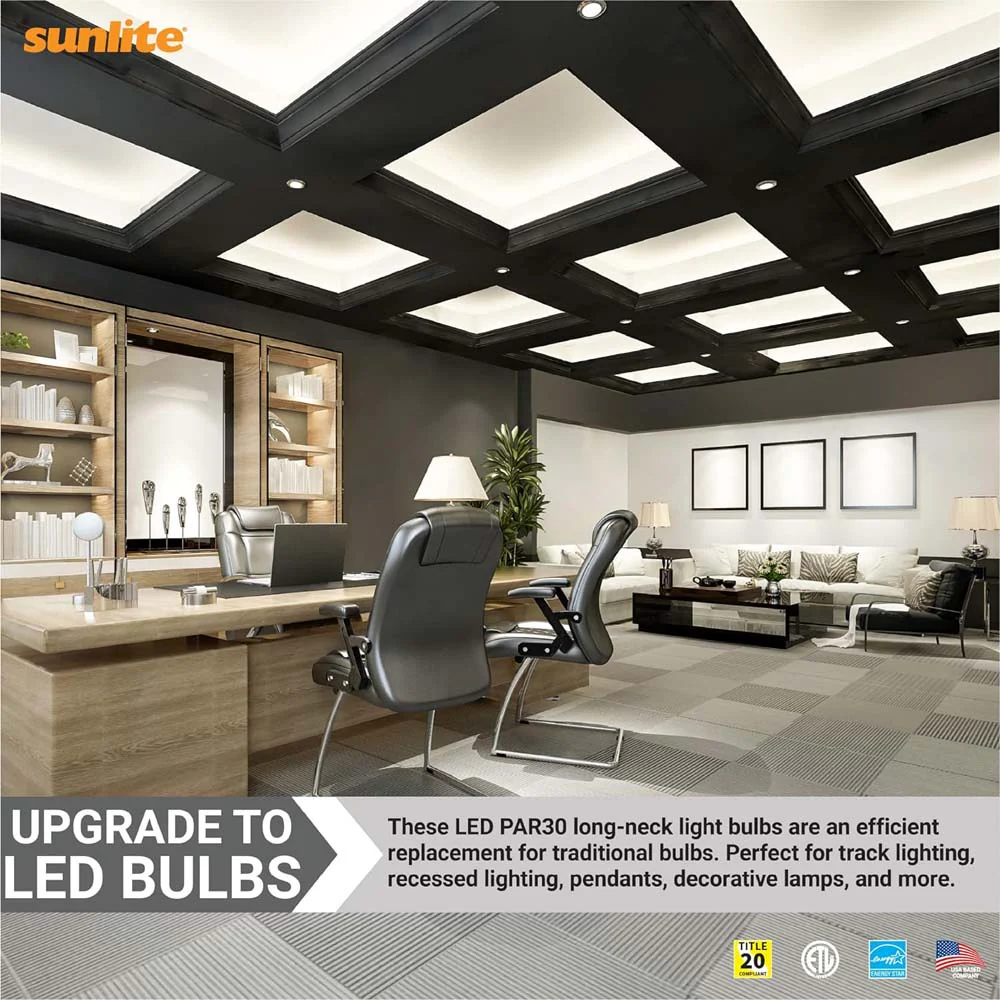 24Pk - Sunlite 9w LED PAR30 Reflector Floodlight 4000K Bulb - 75W Equiv - Image 6