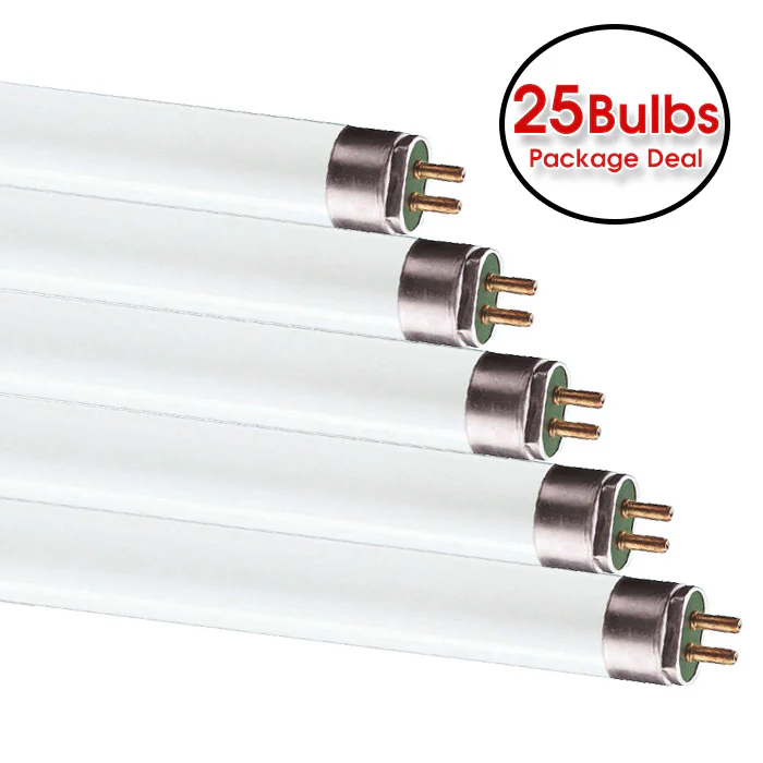 25 pk - Ushio 39w 34in T5 High Output G5 3000k Fluorescent Linear Tube Light - Image 2