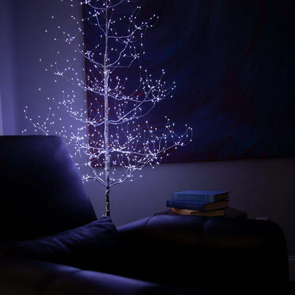 3-ft. Silver Fairy Light Tree, Cool White LED - Image 5