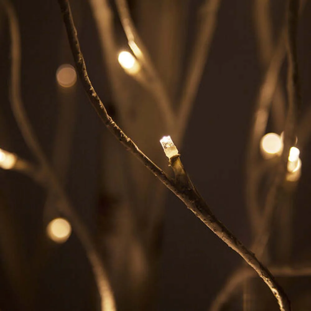3-ft. Warm White LED Birch Tree - Image 4