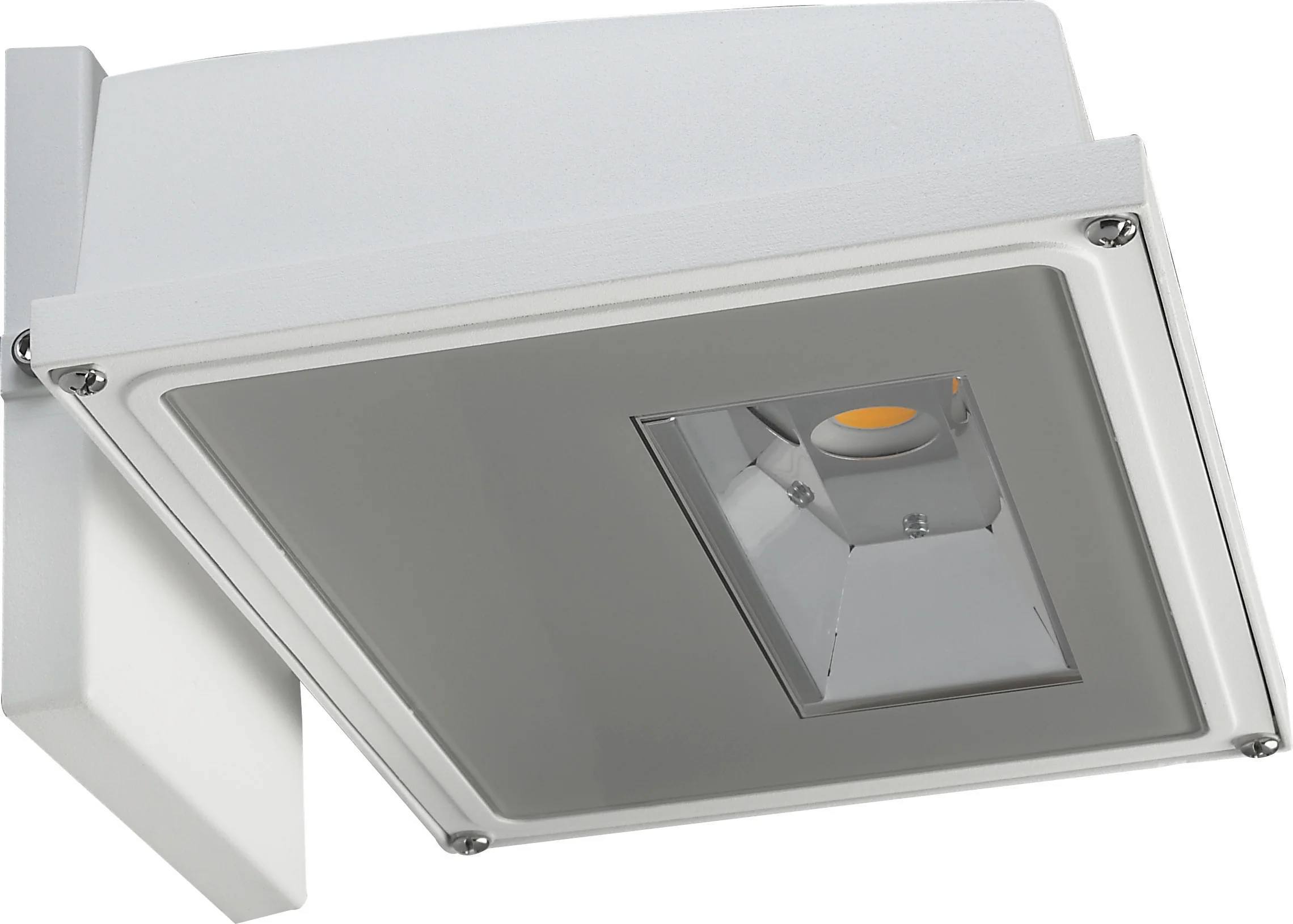 30W LED Large Wall Pack 2884Lm 3000K White Finish