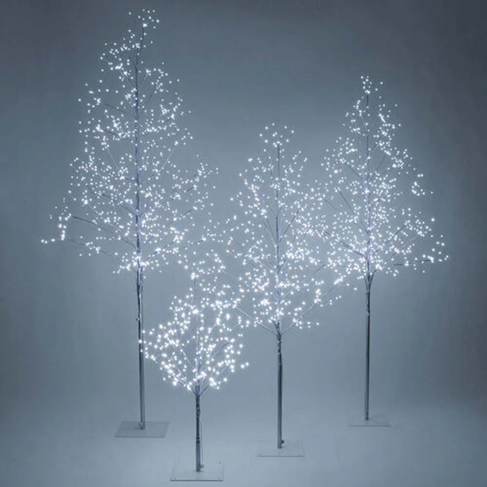 4-ft. Silver Fairy Light Tree, Cool White LED - Image 2