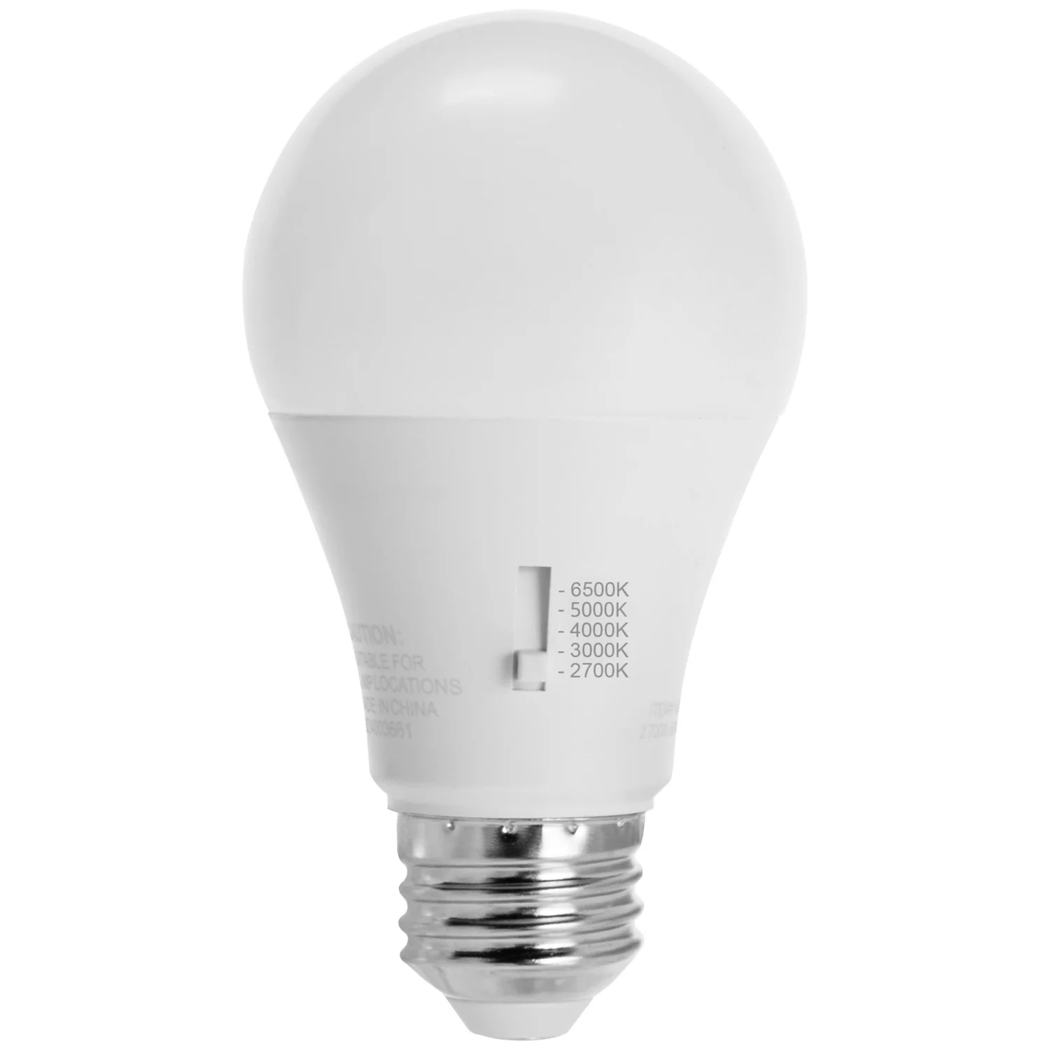 4Pk - Sunlite 9w A19 LED 5CCT Selectable 800LM E26 Base Bulb - 60W Equiv - Image 2