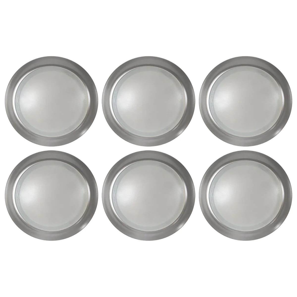 7-in LED Disk-Light 3000K 6 Unit Contractor Pack Brushed Nickel Finish - Image 4