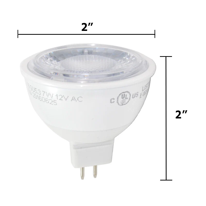 7W MR16 LED Daylight 5000K Dimmable 600LM Flood Light Bulb - 75w equal - Image 4