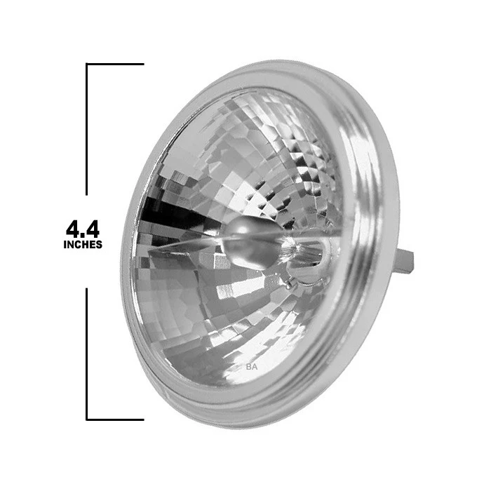 BULBAMERICA 50w 12v PAR36 AR111 Flood 25 Halogen Bulb