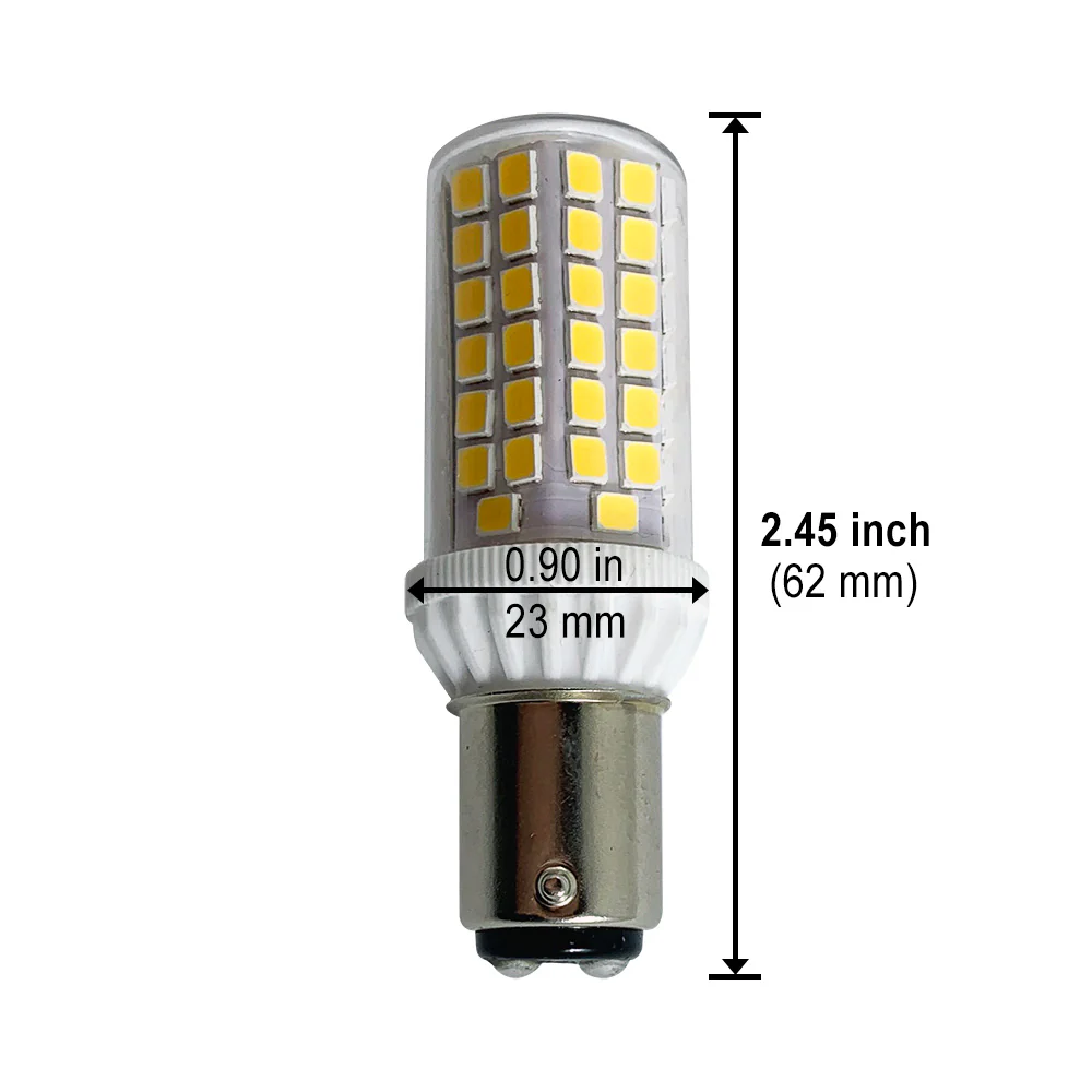 BulbAmerica 5W BA15D LED 600Lm 120V 4000K Cool White Dimmable Bulb - Image 2