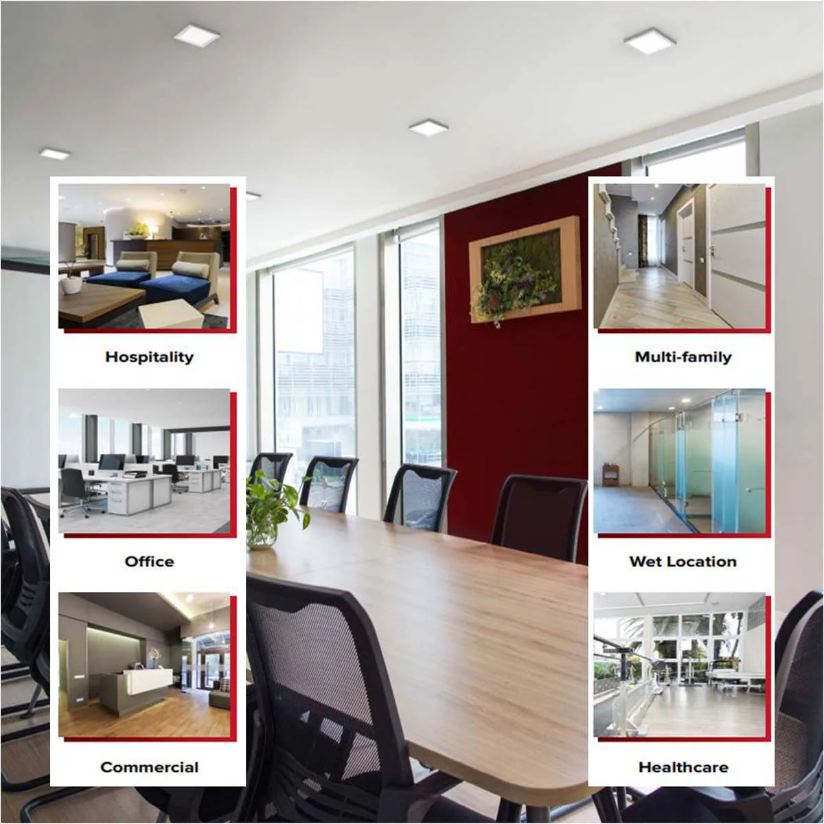Current 4-in. Square LED Surface Mount 3500k 80CRI Remote J-Box Mount - Image 6