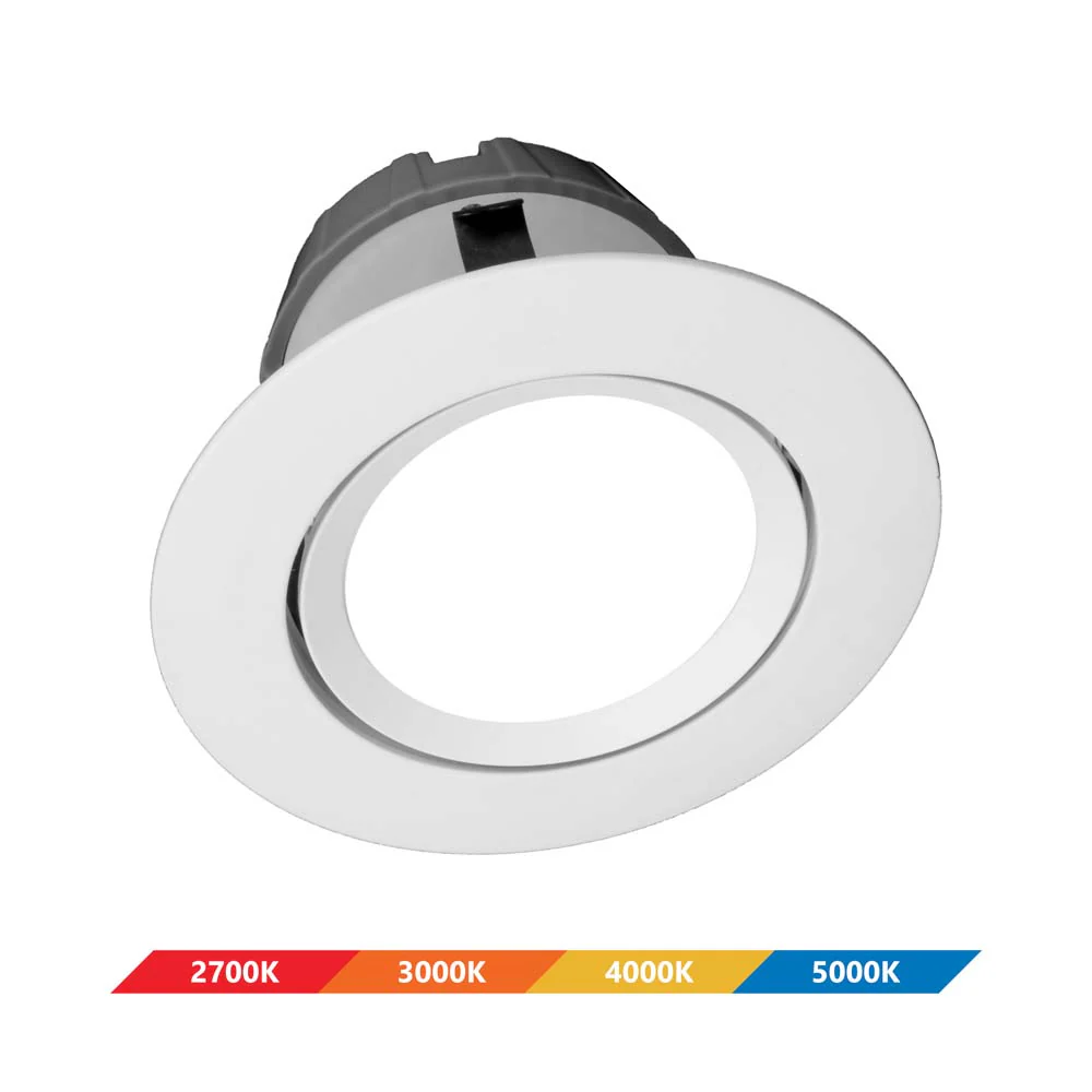 DCG Series 4 in. White Gimbal LED Recessed Downlight, 2700K - Image 4