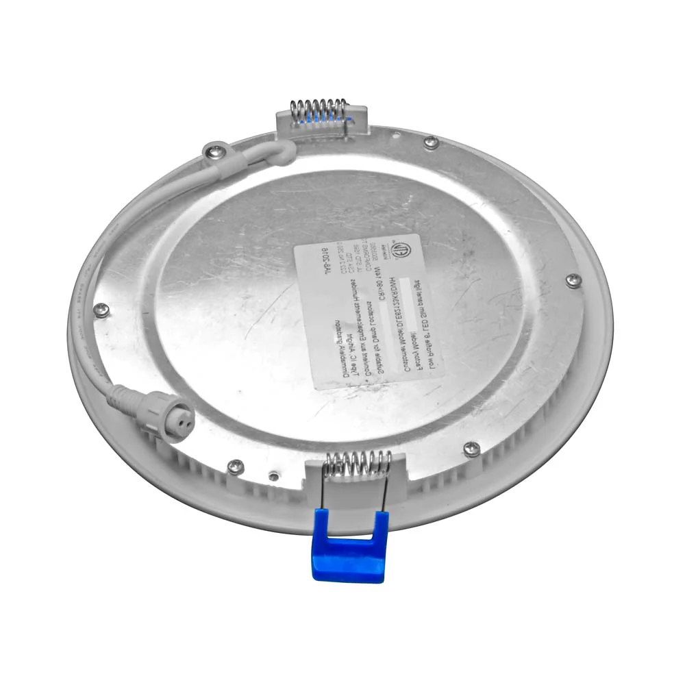 DLE6 Series 6 in. Round White Flat Panel LED Downlight in 2700K - Image 8