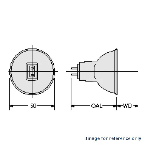 ETJ 250w MR16 Bulb - 54928 Replacement Lamp - Image 3