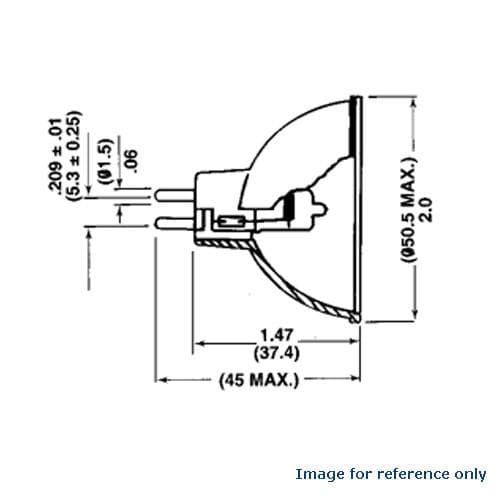 EXY MR13 Replacement 250w 82v GX5.3 Halogen Light Bulb - Image 3