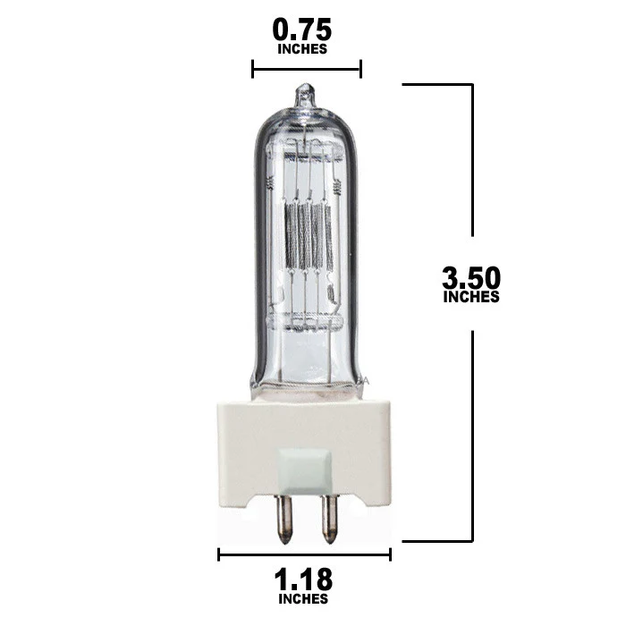 FRK 650w 120v GY9.5 Halogen Bulb - 54631 Replacement Lamp - Image 2
