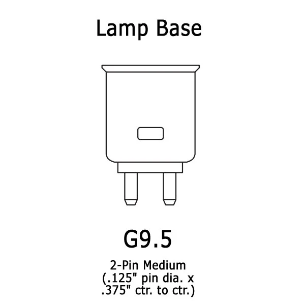 G9.5 lamp holder - Ceramic Steatite Socket - 69006 TP-22XL Replacement - Image 4
