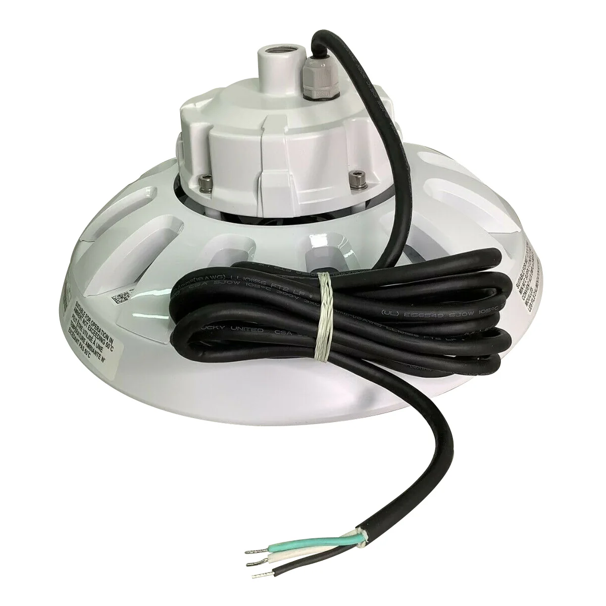 GE 130w 120-277V UFO High Bay LED Pendant 4000K Cool White 18,000LM Lamp - Image 4