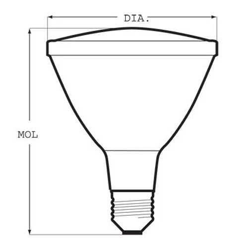 GE 29489 CMH 20W M156 PAR30L E26 HID ConstantColor Ceramic Metal Halide Bulb - Image 2