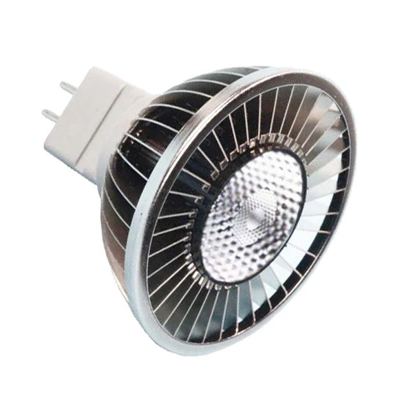 High Power 5W LED MR16 Wide Flood Daylight GU5.3 Bipin Base