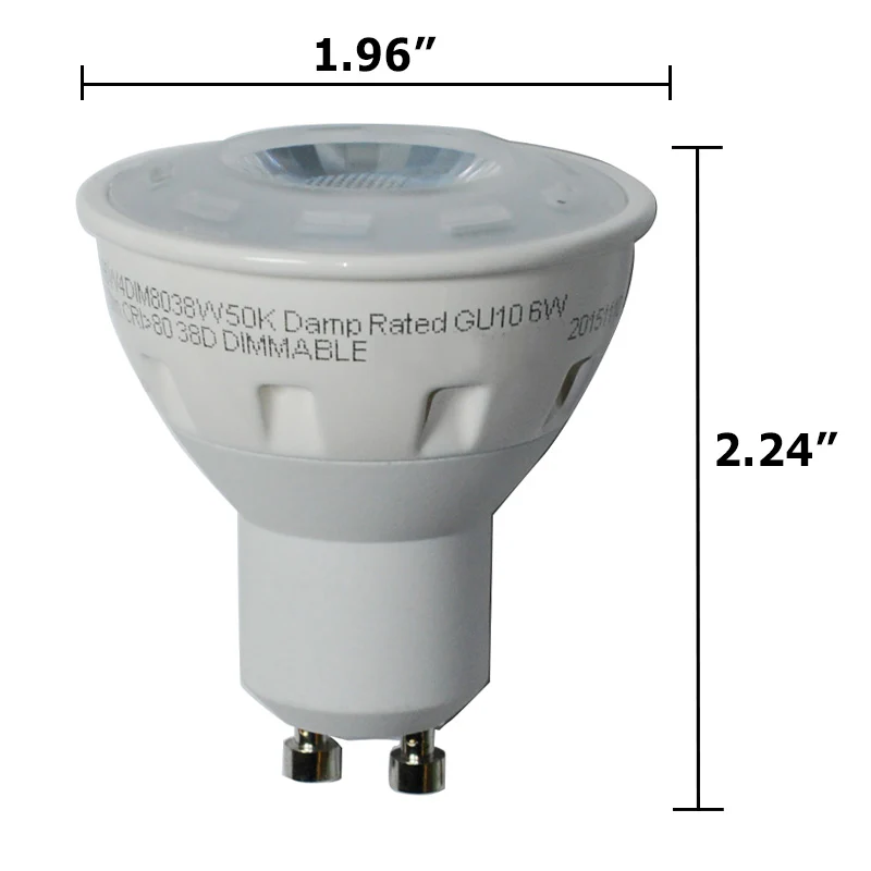 High Quality LED 6W GU10 MR16/PAR16 Daylight 450LM Flood Light Bulb - Image 3
