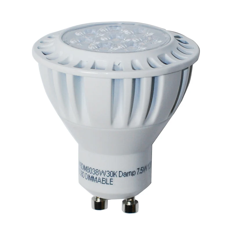 High Quality LED 7.5W GU10 MR16/PAR16 Warm White 650LM Flood Light Bulb
