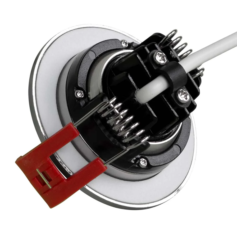 NICOR 2-inch LED Gimbal Recessed Downlight in Nickel, 3000K - Image 5