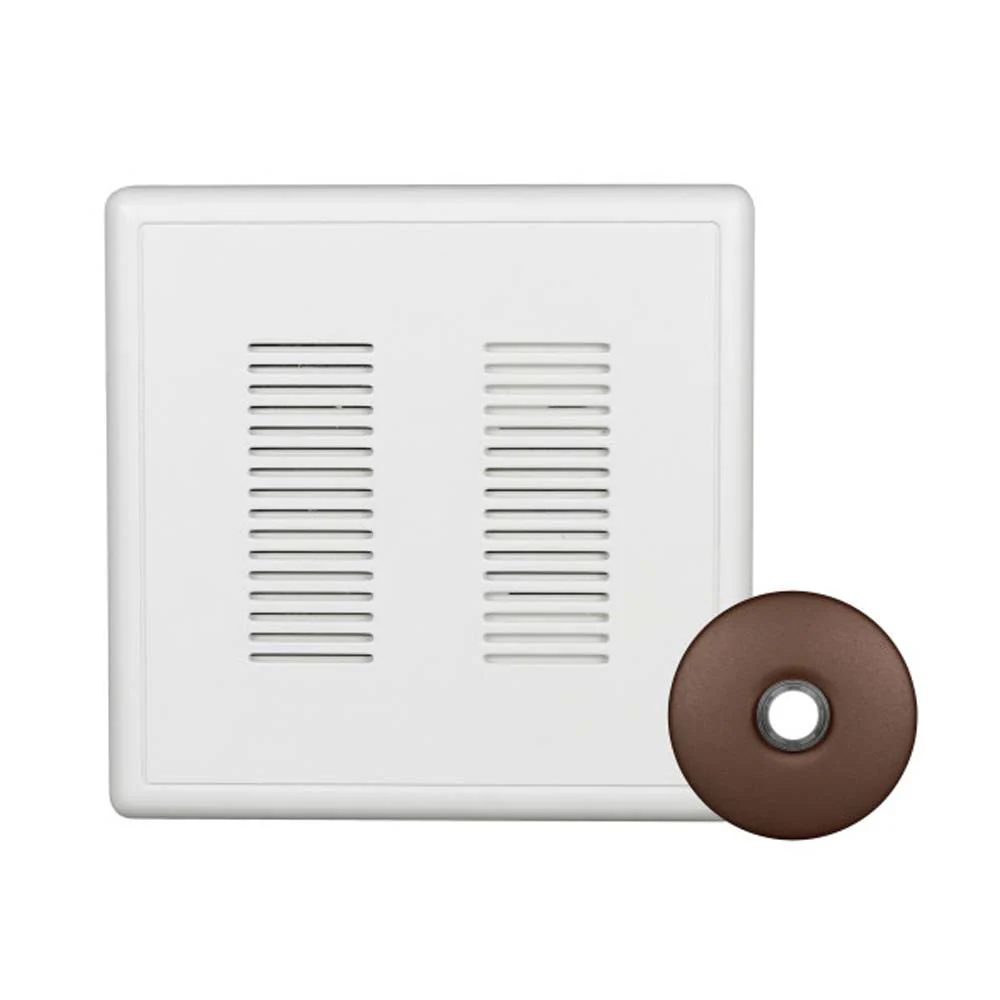 Nicor PrimeChime Plus 2 - Doorbell Chime Kit with Architectural Bronze Button