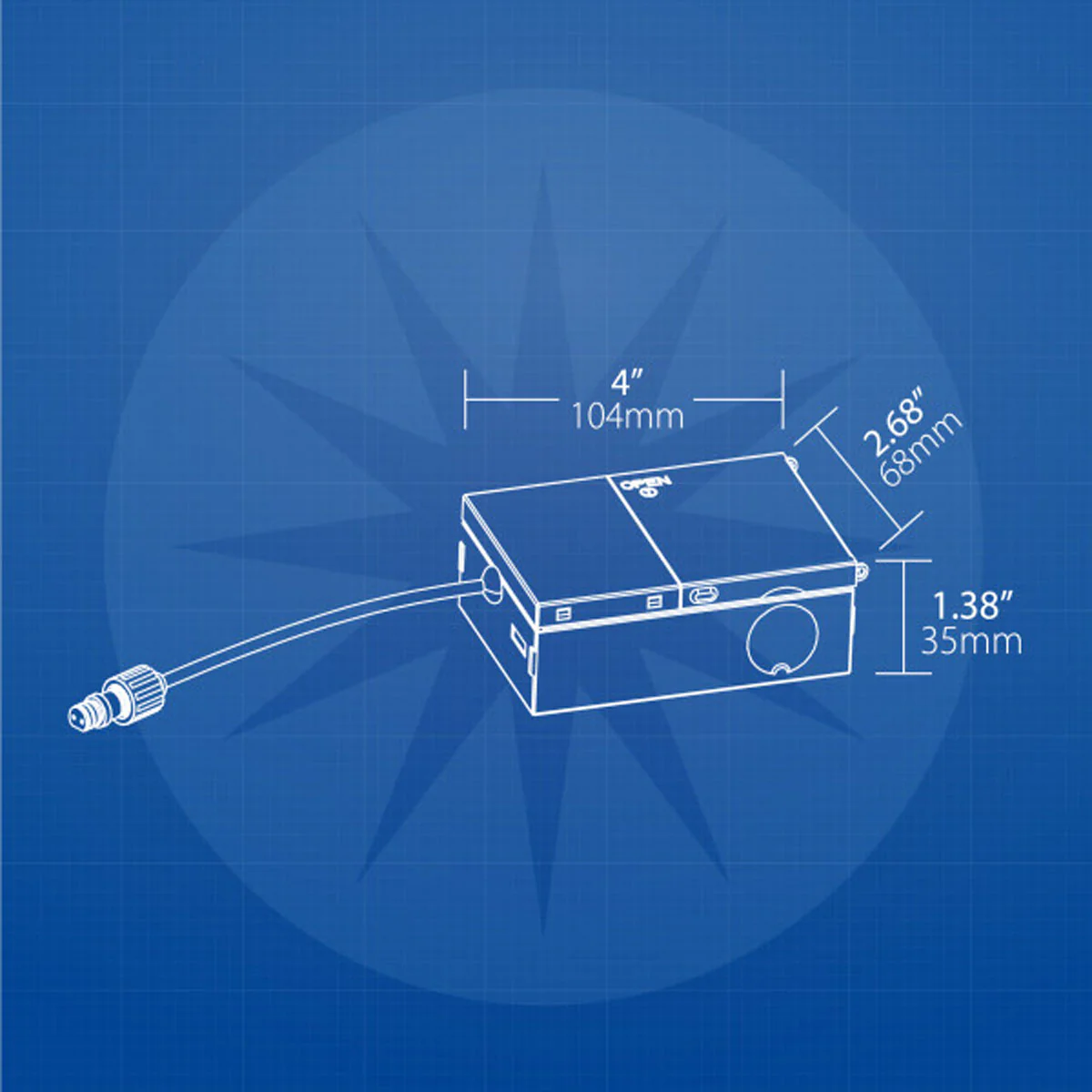 Nicor REL Selectable 4-in Square Remodel LED Downlight Kit - Image 3