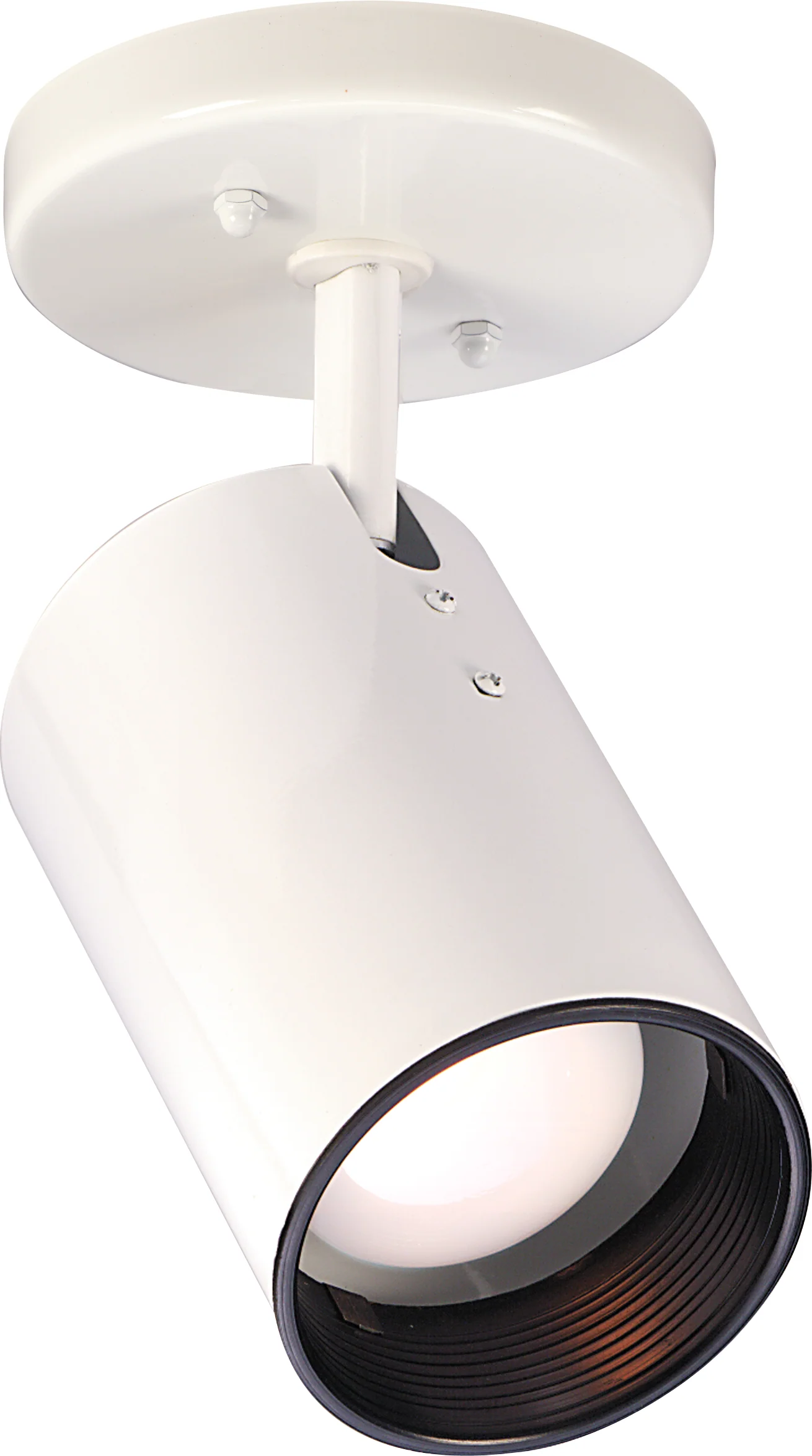 Nuvo 1-Light E26 Medium Screw - R20 Straight Cylinder w/ White Finish