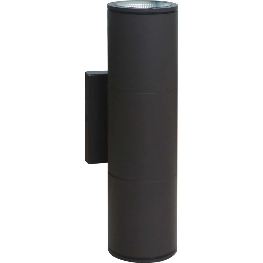 Nuvo 2-Light 20w 120-277v LED Large Up & Down Sconce Fixture in Bronze Finish