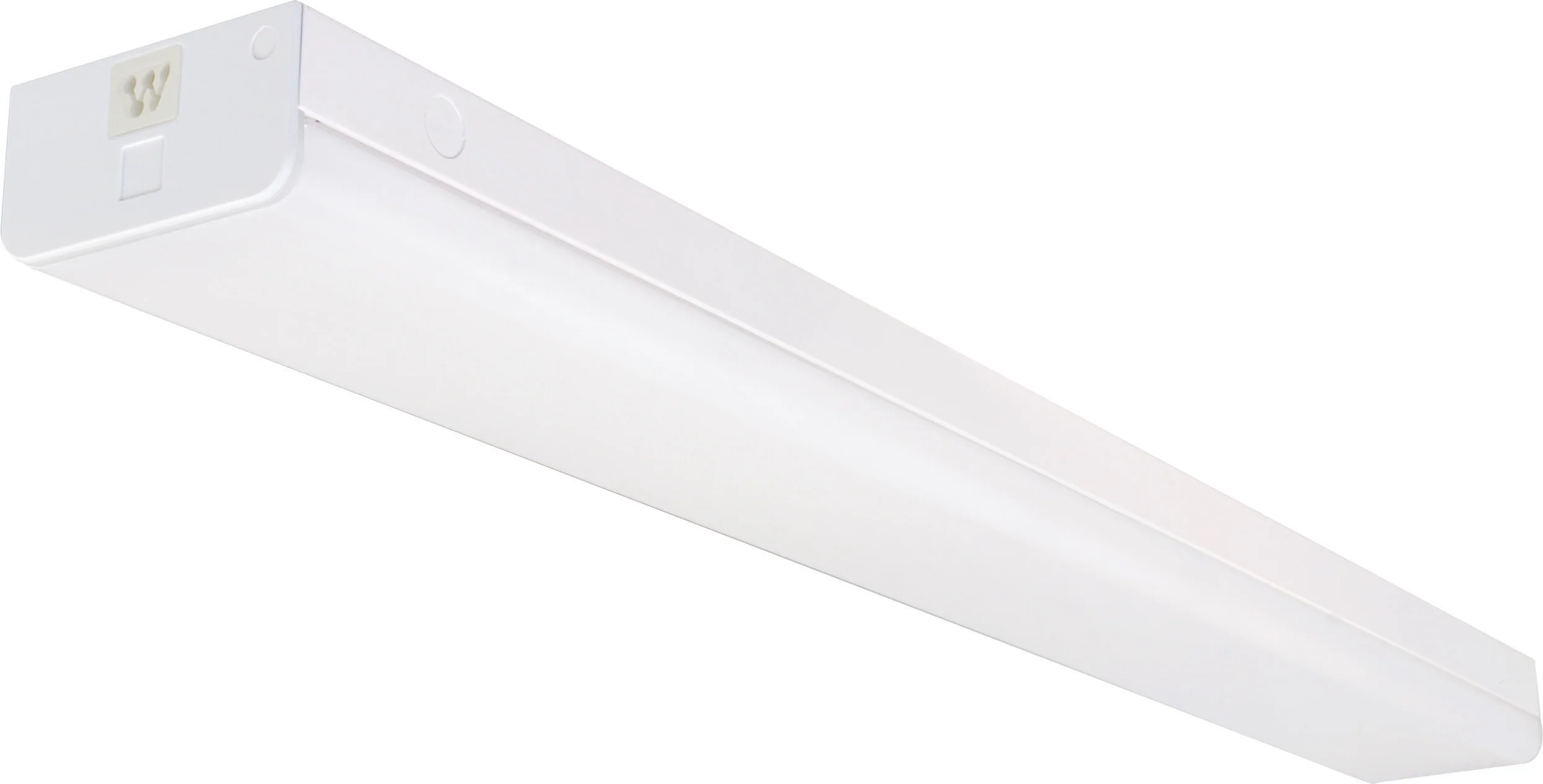 Nuvo LED 38w 48" wide Strip Light Fixture w/ Connectible in White Finish 5000k