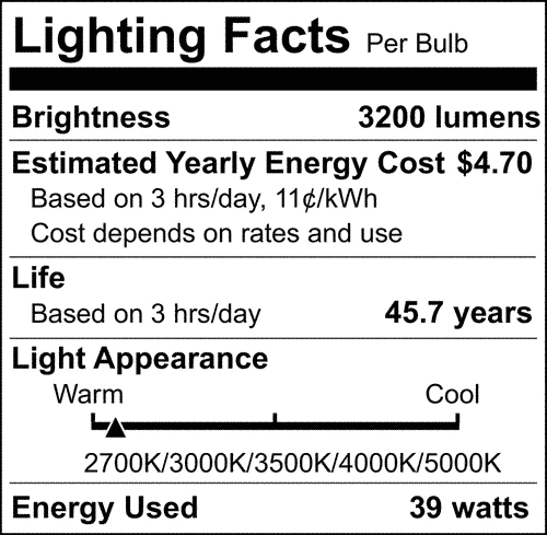 Nuvo 39w LED 4FT Wrap CCT Selectable White Finish - Image 7