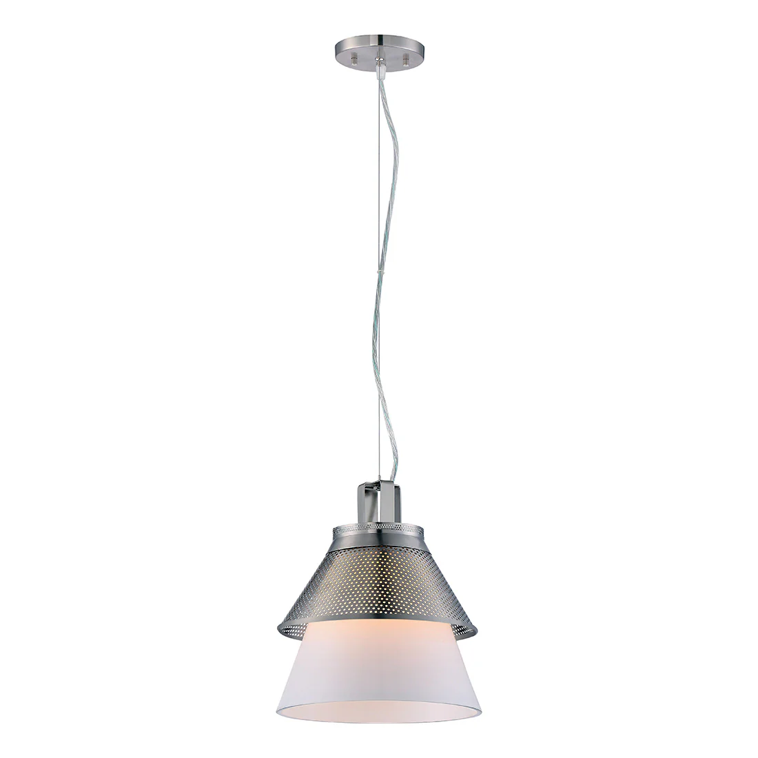 NUVO 62-781 Kyto - LED 10inch Pendant with White Opal Glass