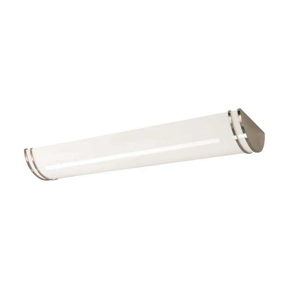 Nuvo Glamour LED 50-in Brushed Nickel Linear Flush Mount Fixture CCT Selectable