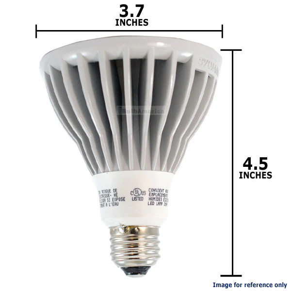 SYLVANIA 13W PAR30L Long Neck Dimmable LED Flood 40 degree 2700K light bulb - Image 3