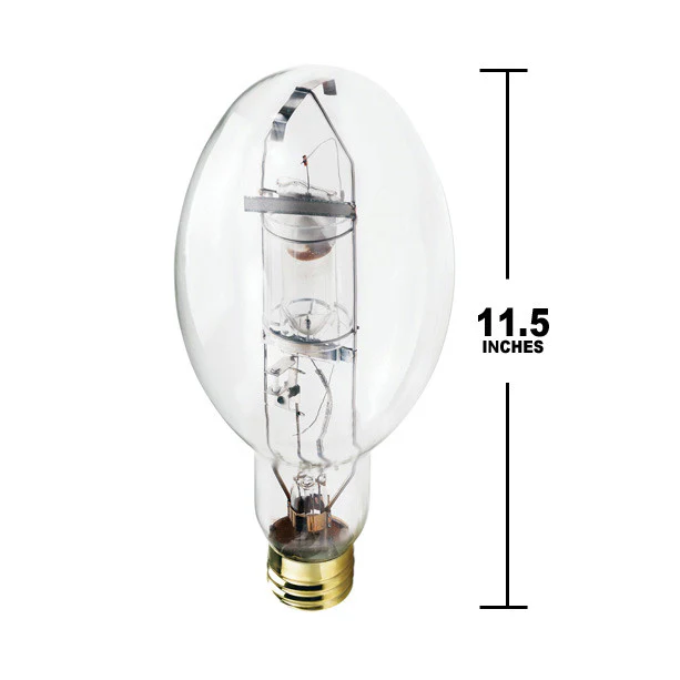 Philips 360w ED37 Clear E39 4000k Cool White Switch Start HID Bulb - Image 2
