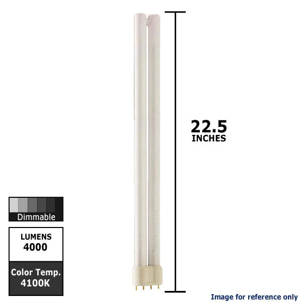 Philips 50w Single Tube 4-Pin 2G11 4100K Cool White Fluorescent Light Bulb - Image 2