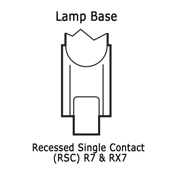 R7S RX7s and RSC Lamp Holder Ceramic Socket - Back Mount Holder - Image 5