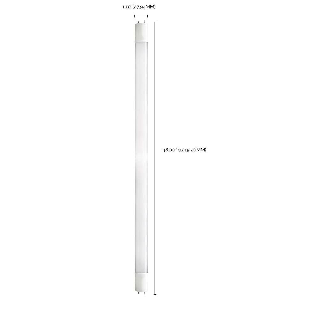 Satco 14W 48-in T8 LED Tube 3500K 1700LM G13 Base Ballast Bypass - Image 5