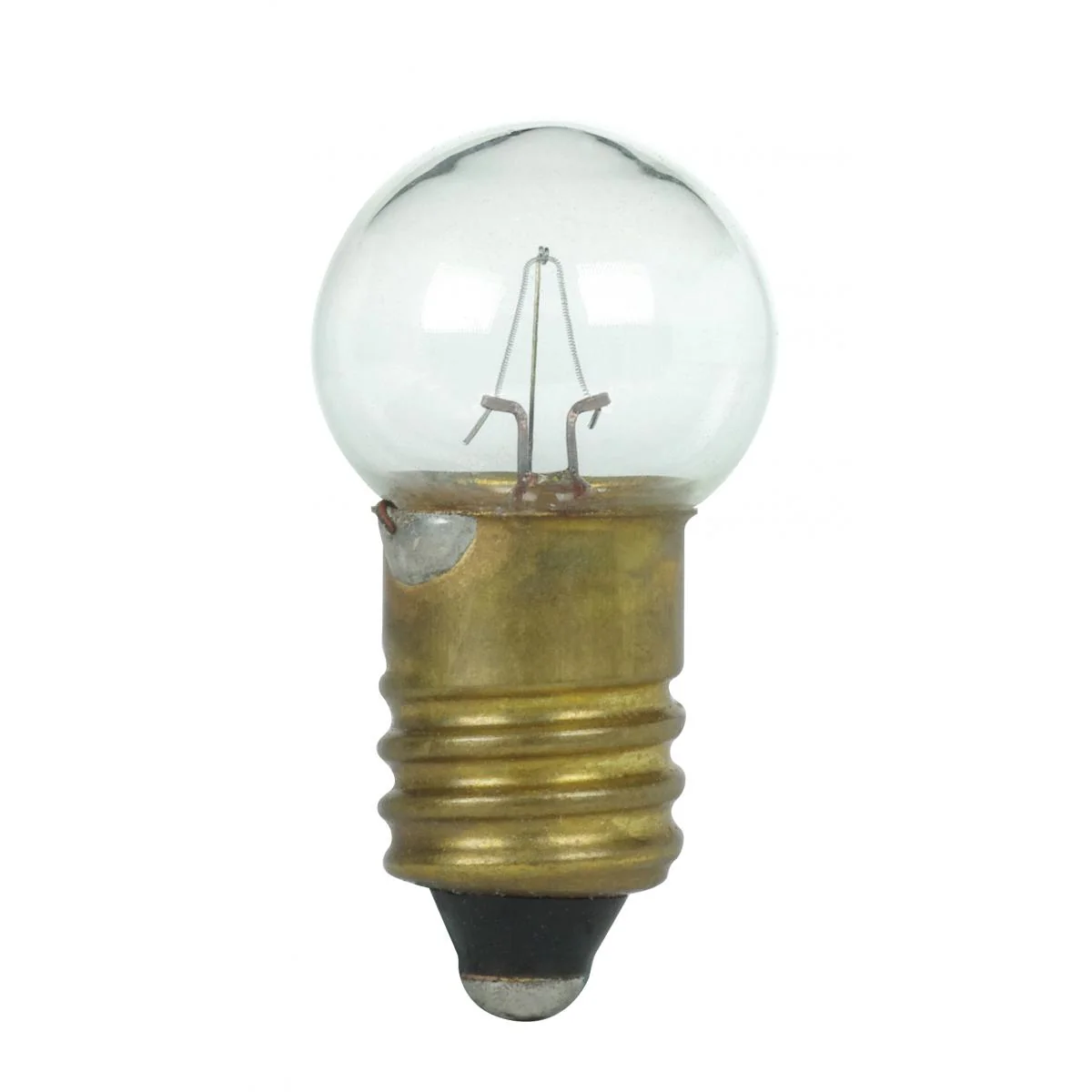 Satco 3.13w G4.5 miniature E10 Miniature Screw base 12.5V Clear Bulb