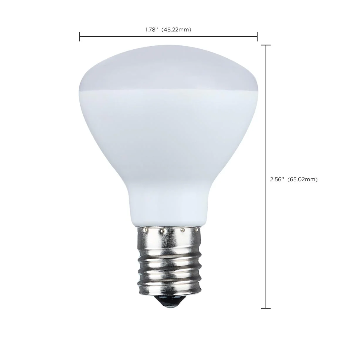 Satco 3.5w R14 LED E17 Intermediate Base 120v 3000K CCT Frosted Finish 120v - Image 5