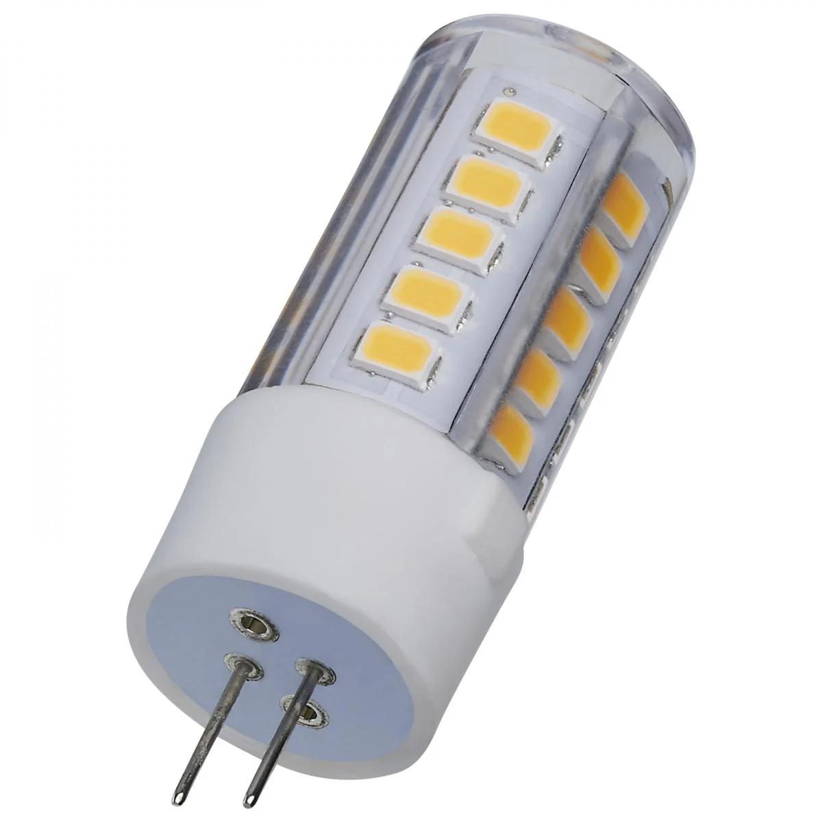 Satco 4.5w Mini LED Bi Pin G4 Base 12v 3000K Clear Finish Bulb