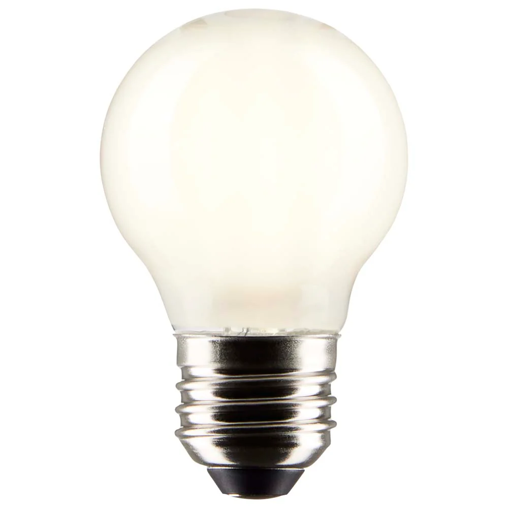 Satco 5.5w G16.5 Globe Filament LED 4000K Medium Base White Dimmable - 60w equiv - Image 2