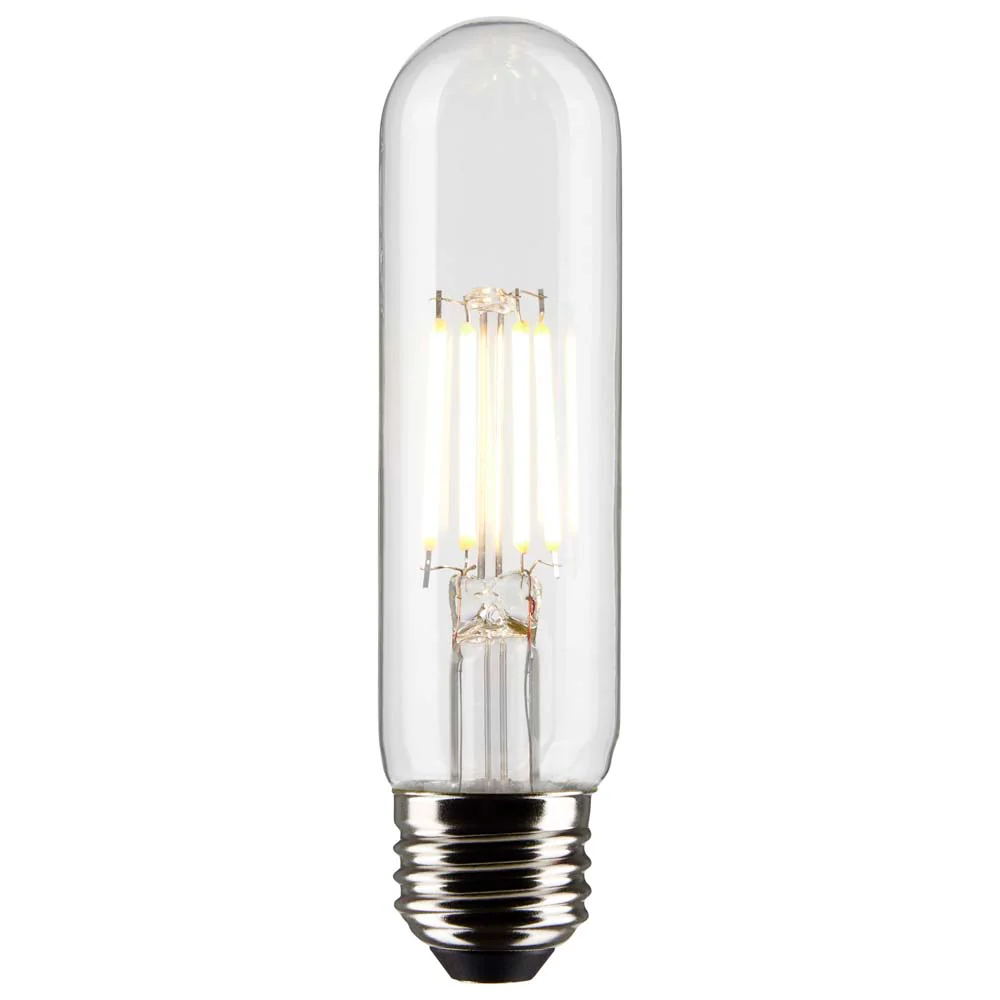 Satco 5.5w T10 LED 2700K Medium Base Dimmable - 40w equiv - Image 2